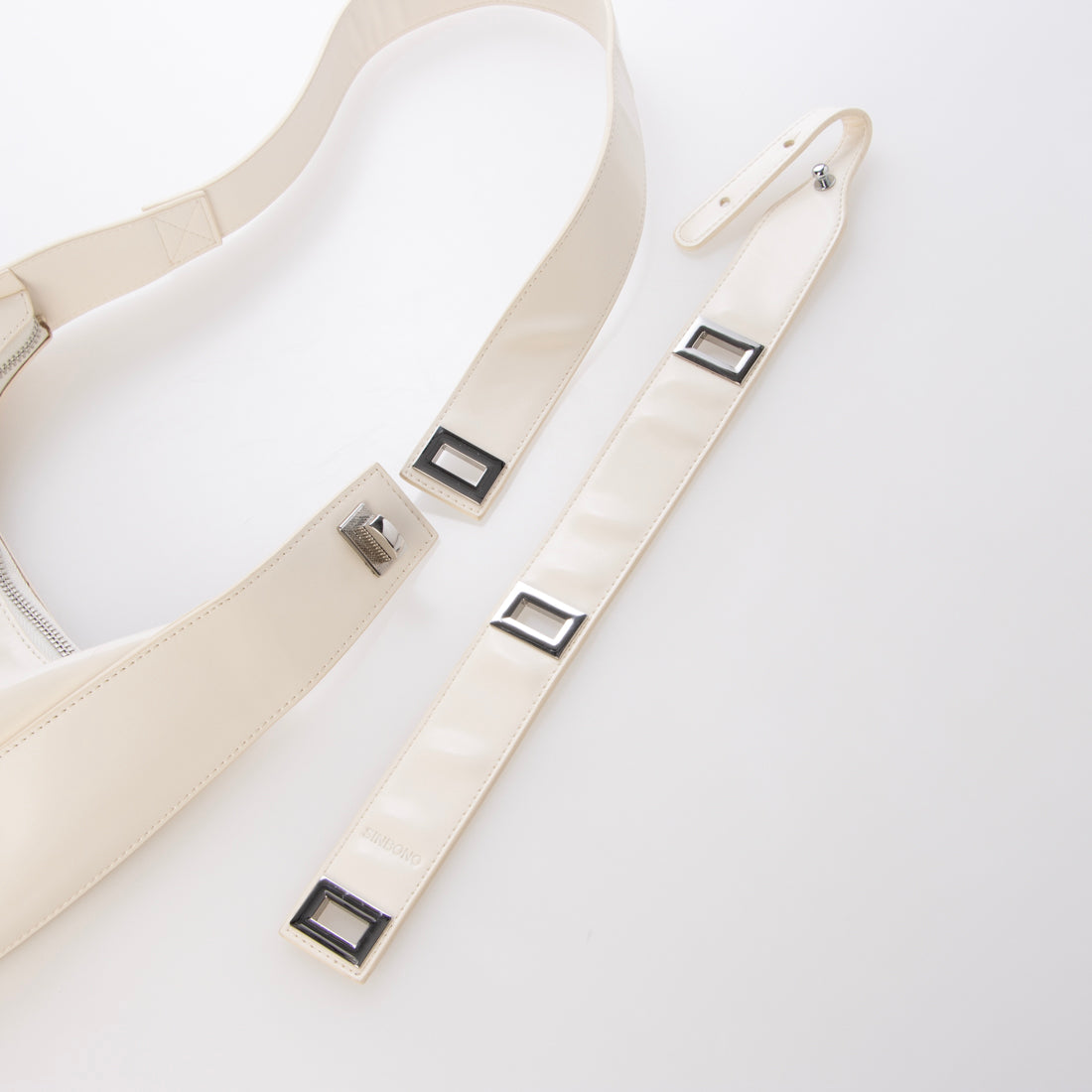 シンボノ SINBONO Maisie Shoulder Crossbody Bag - Ivory （ホワイト） ホワイト
