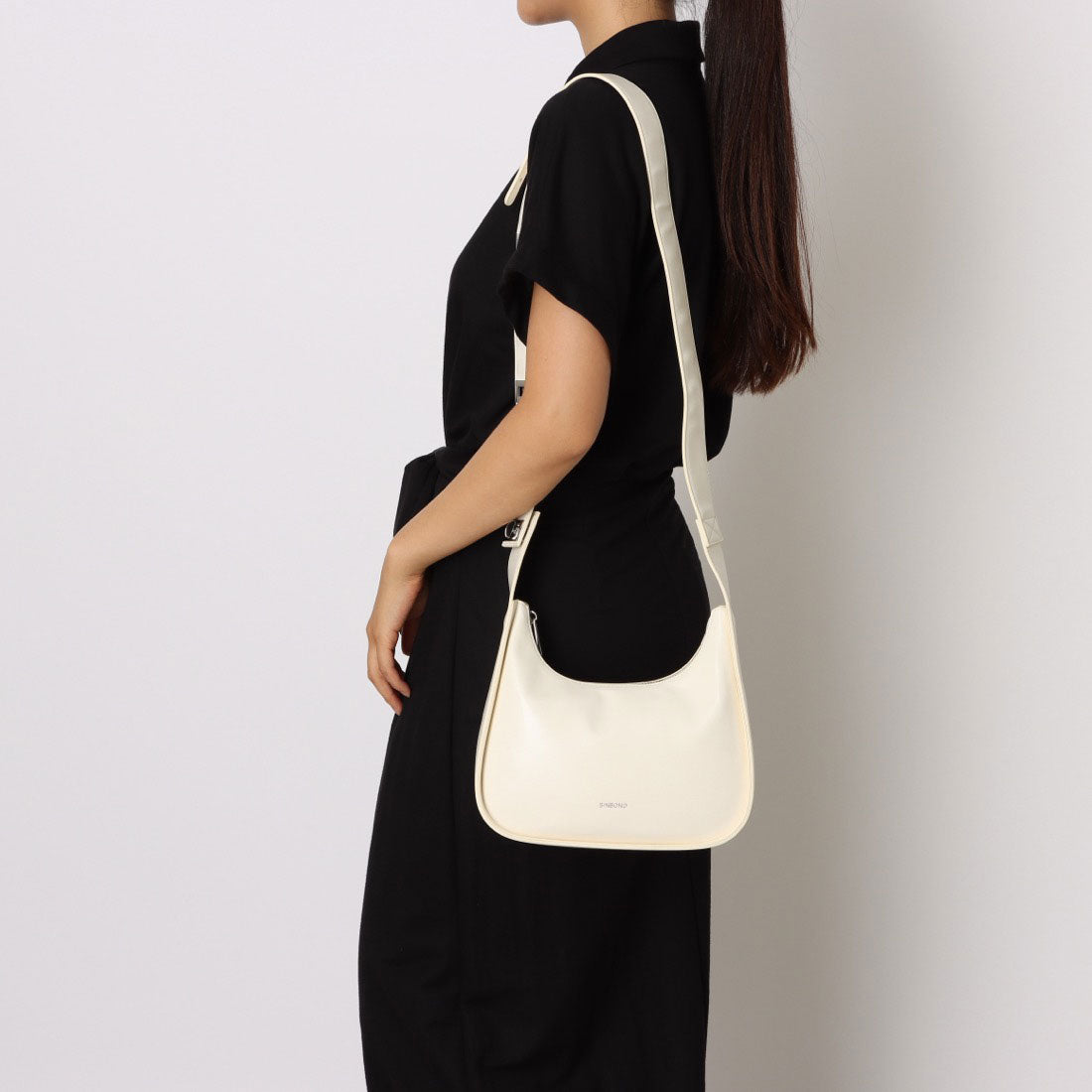 シンボノ SINBONO Maisie Shoulder Crossbody Bag - Ivory （ホワイト） ホワイト