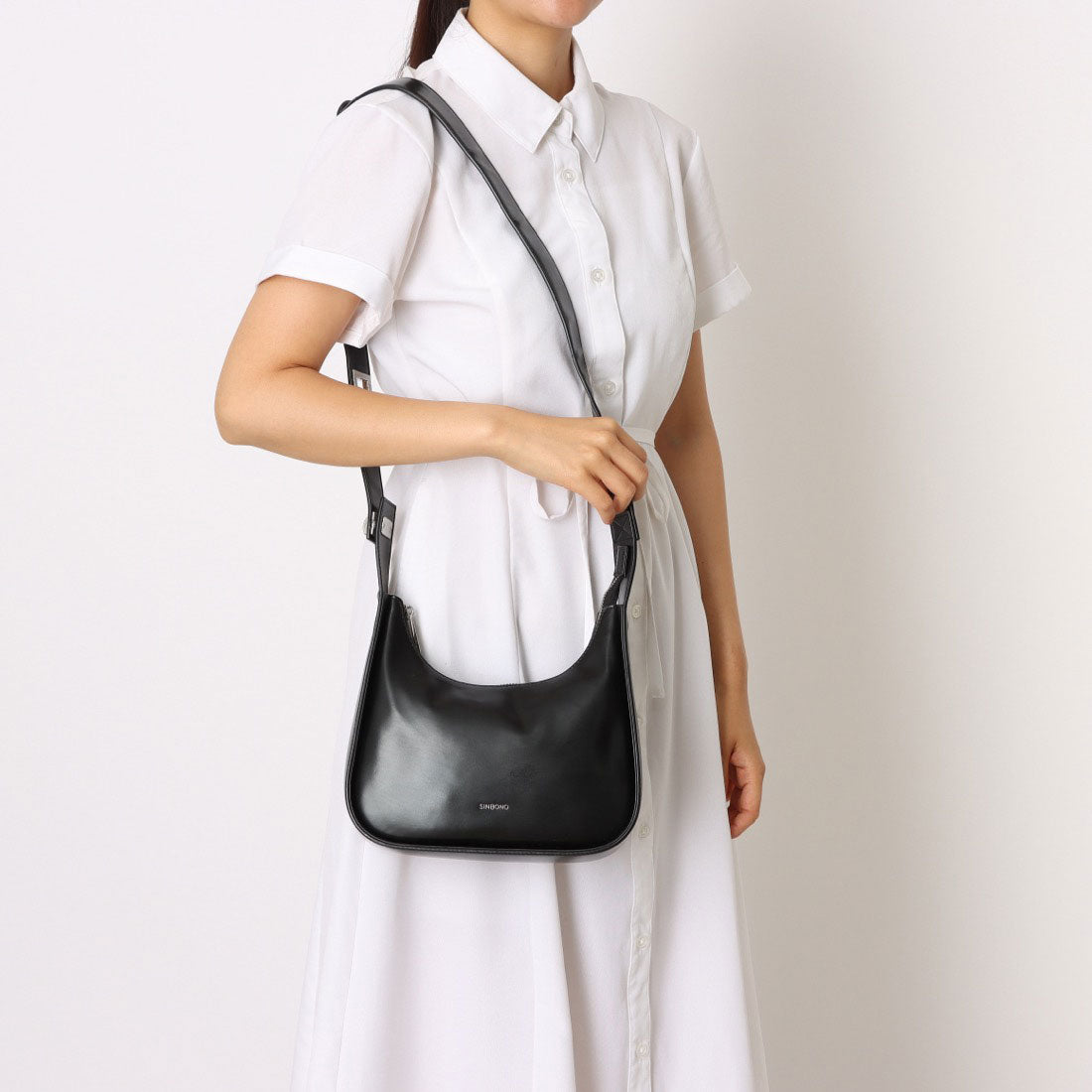 シンボノ SINBONO Maisie Shoulder Crossbody Bag - Black （ブラック） ブラック