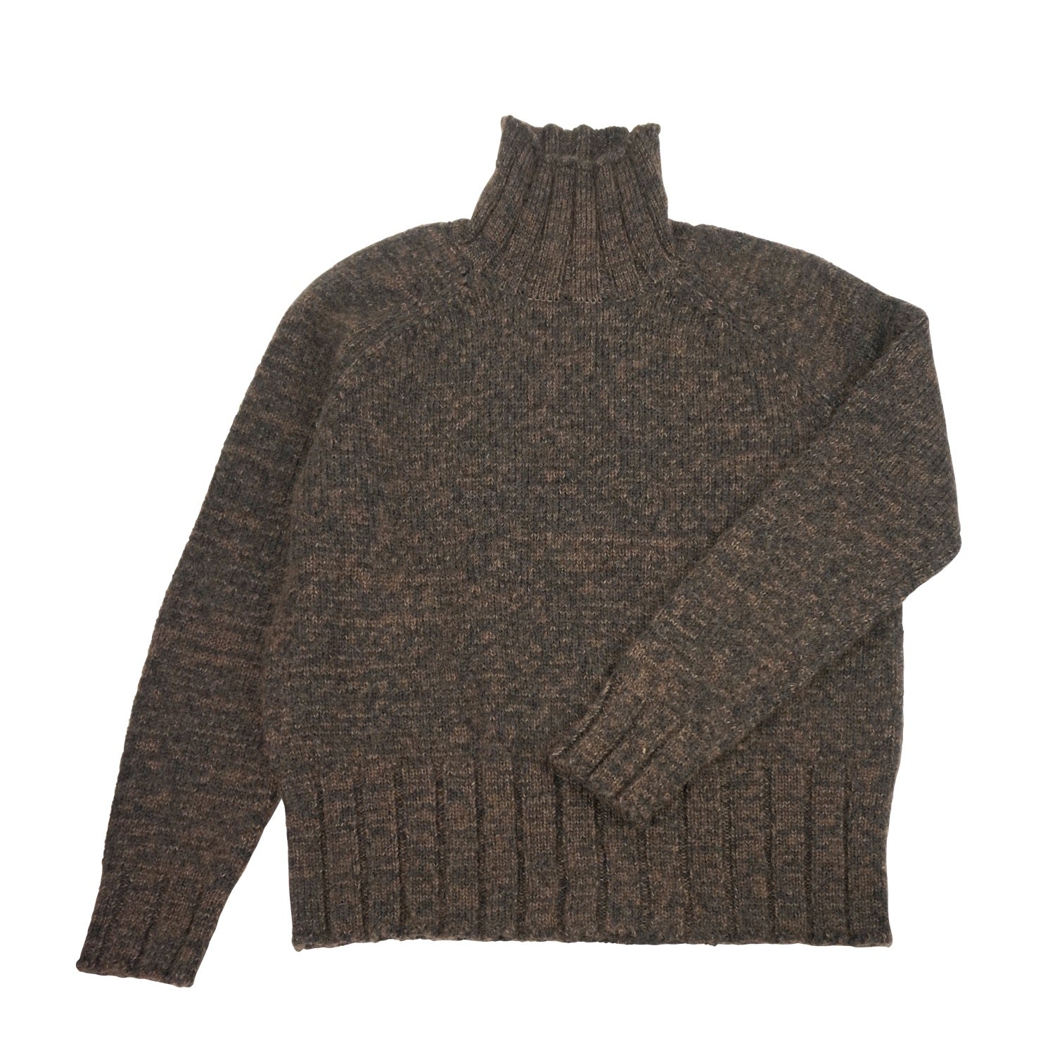 シーロン SIIILON Mixed light knit sweater （MIX DUST BROWN） MIX DUST BROWN
