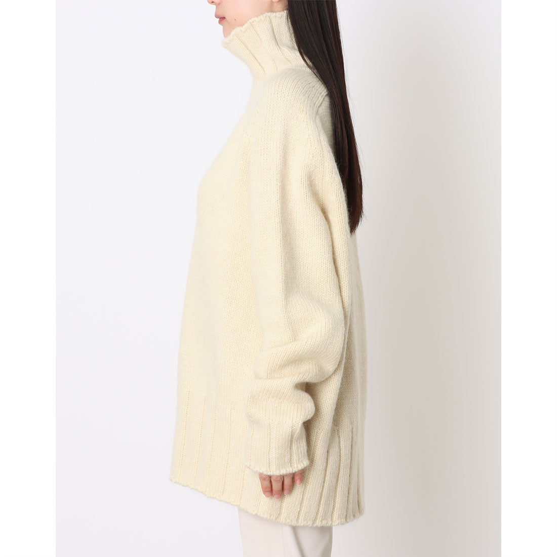 シーロン SIIILON Mixed light knit sweater （MIX DUST BROWN） MIX DUST BROWN