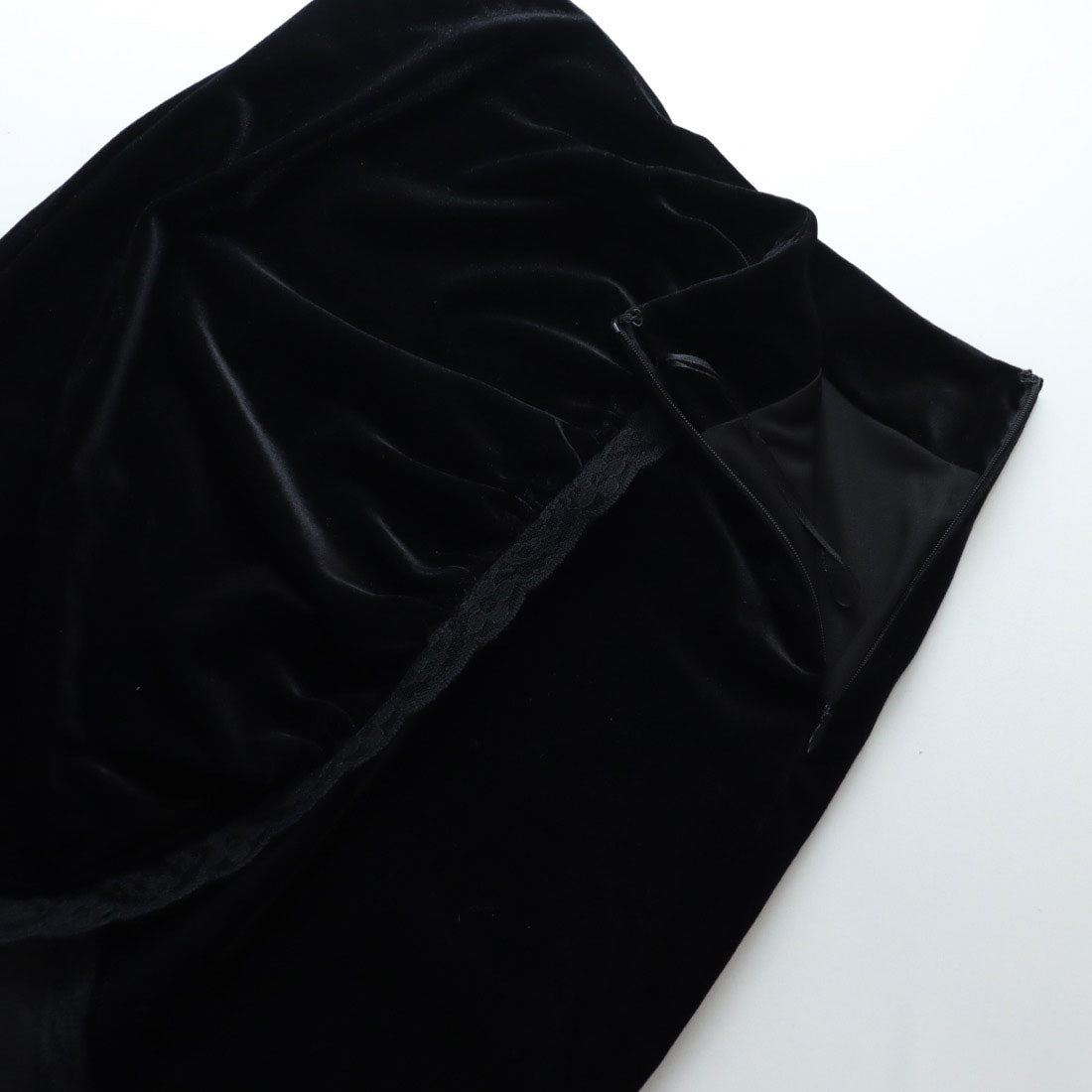 シルビアン ヒーチ SILVIAN HEACH レースポイントベロアスカート