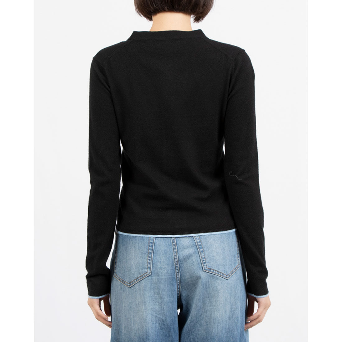 シルビアン ヒーチ SILVIAN HEACH 配色Vネックカーディガン