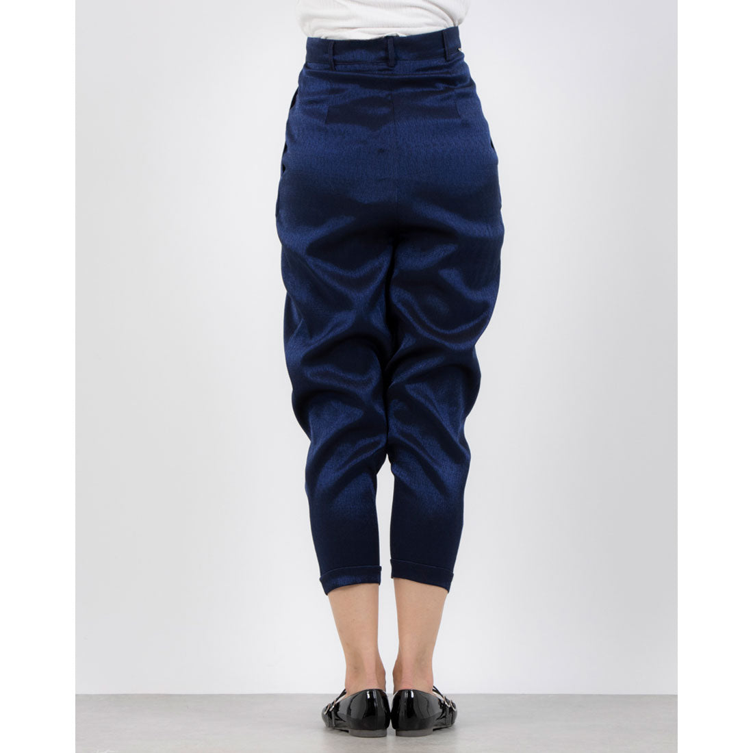シルビアン ヒーチ SILVIAN HEACH サテンタックパンツ