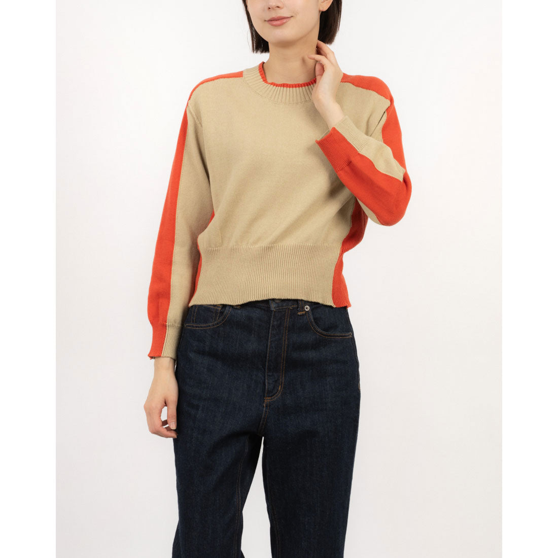 シルビアン ヒーチ SILVIAN HEACH ラインポイントクルーネックTOPS