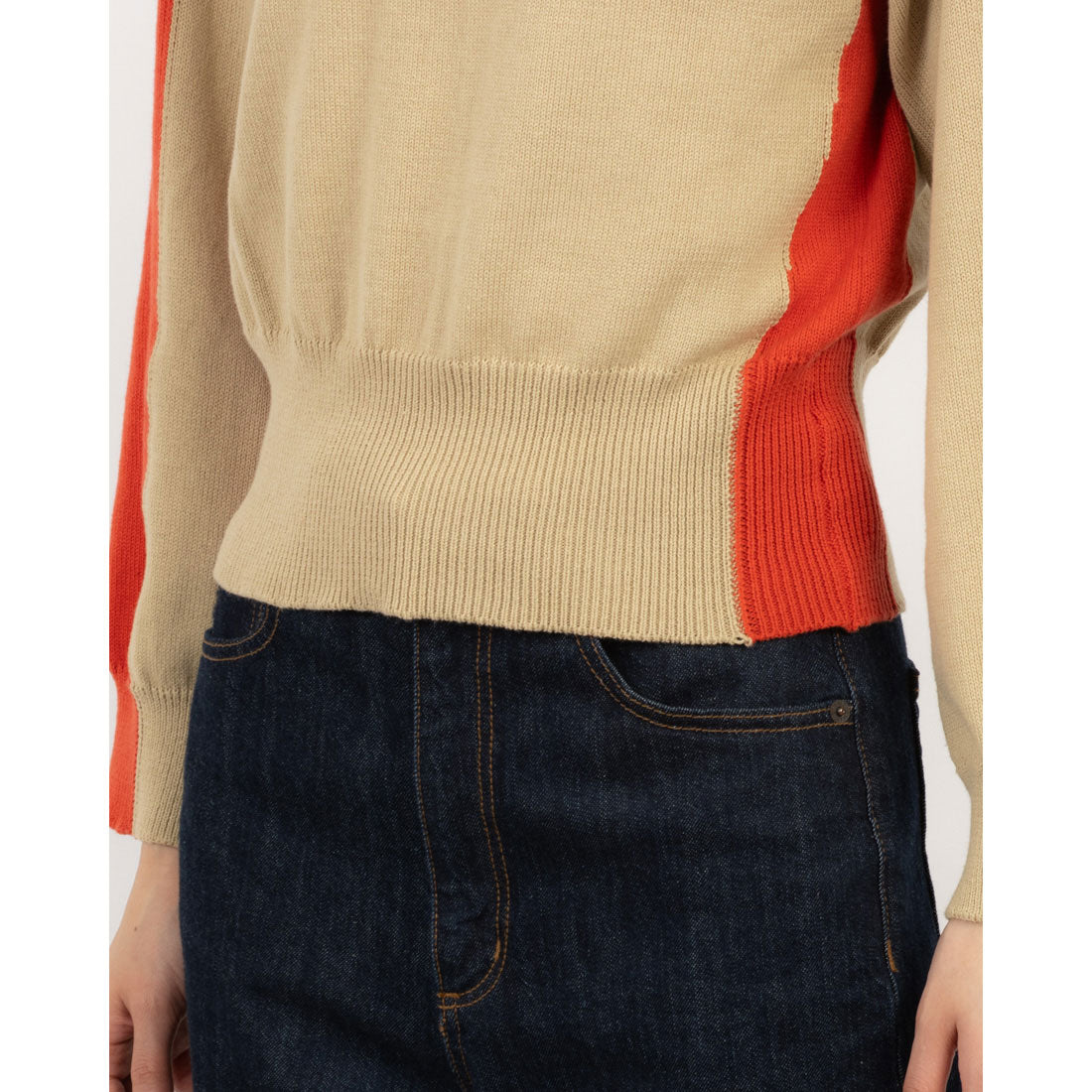 シルビアン ヒーチ SILVIAN HEACH ラインポイントクルーネックTOPS