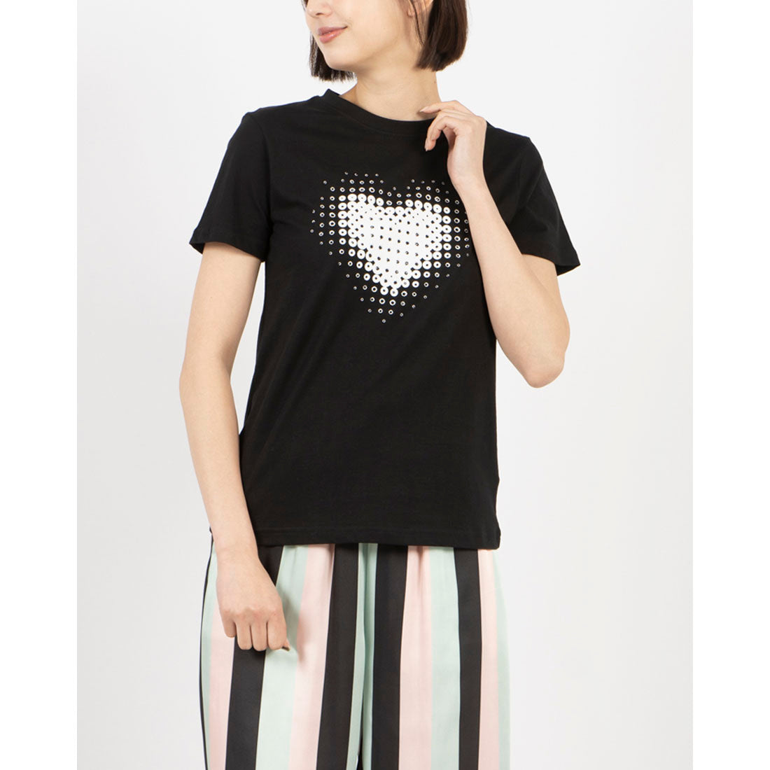 シルビアン ヒーチ SILVIAN HEACH ハートTシャツ （BLACK） BLACK