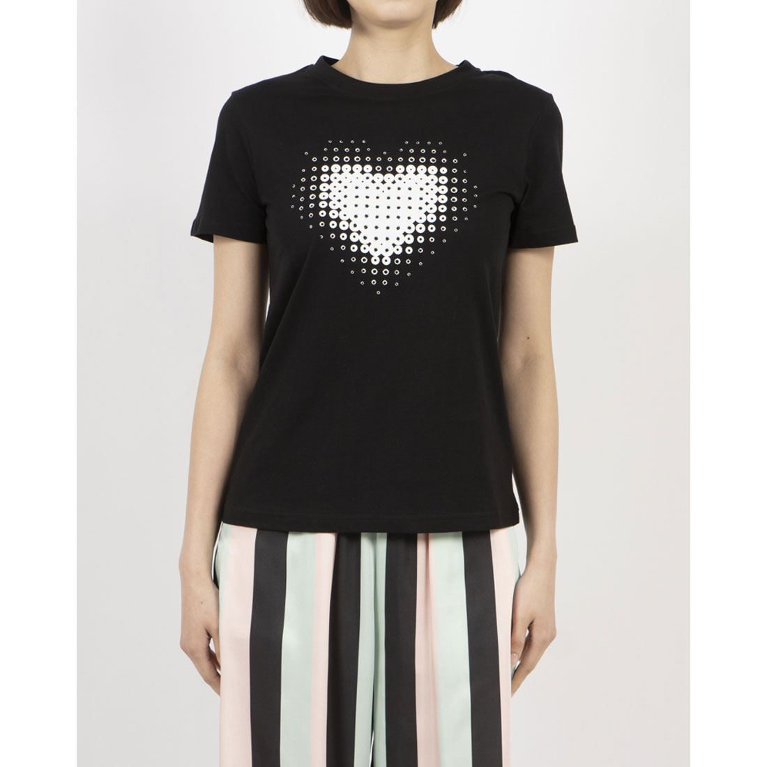 シルビアン ヒーチ SILVIAN HEACH ハートTシャツ （BLACK） BLACK