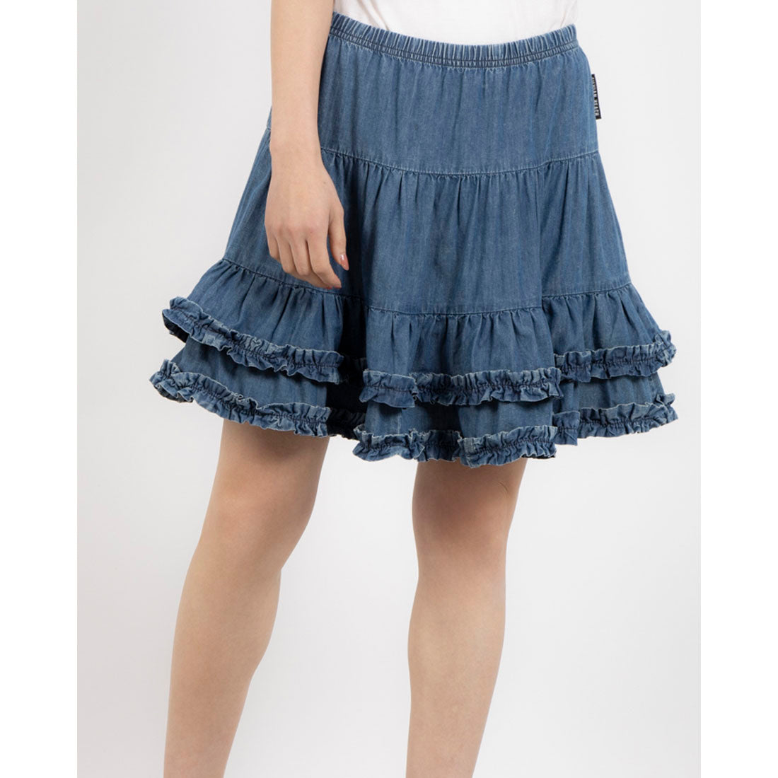 シルビアン ヒーチ SILVIAN HEACH ティアードデニムミニスカート （BLUE） BLUE