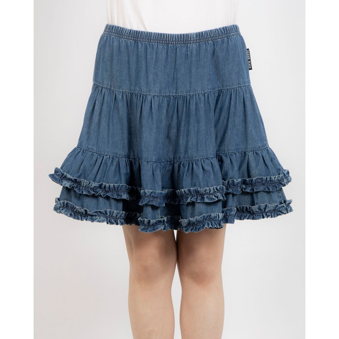 シルビアン ヒーチ SILVIAN HEACH ティアードデニムミニスカート （BLUE） BLUE