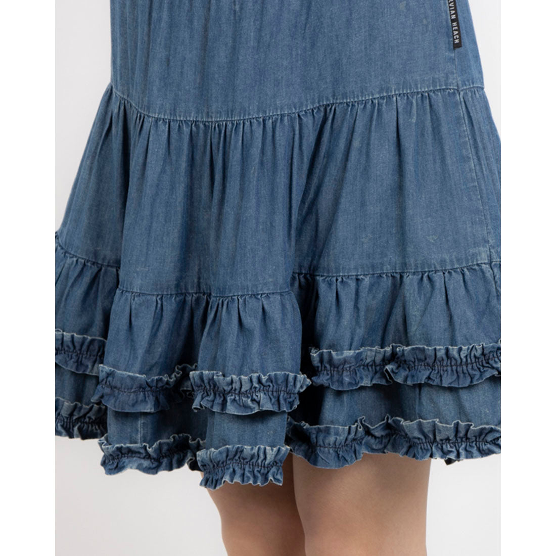 シルビアン ヒーチ SILVIAN HEACH ティアードデニムミニスカート （BLUE） BLUE