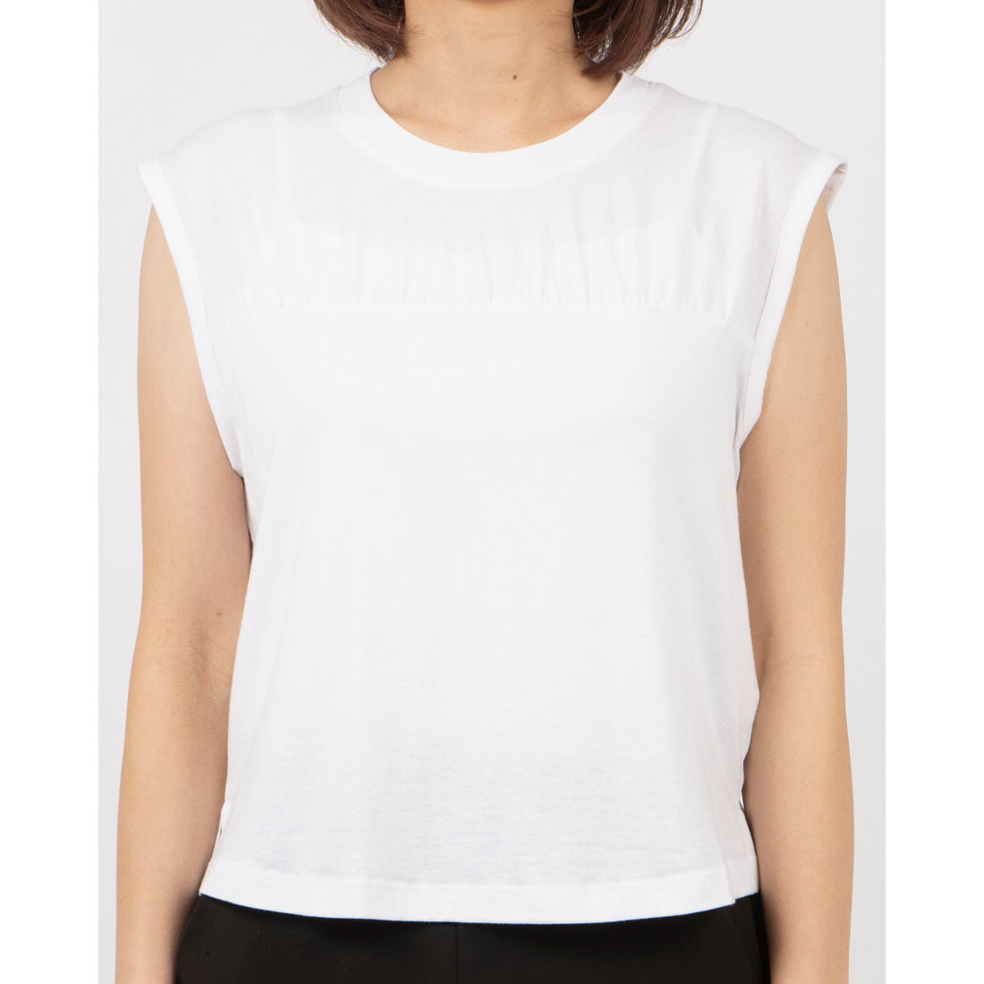 シルビアン ヒーチ SILVIAN HEACH ギャザーポイントTシャツ （WHITE） WHITE