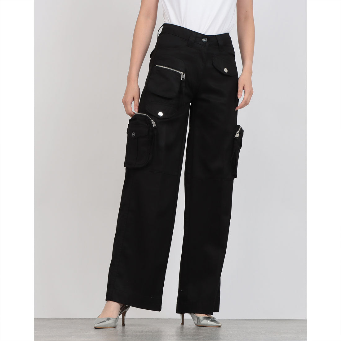 シルビアン ヒーチ SILVIAN HEACH ビッグポケットポイントカーゴPT （BLACK） BLACK