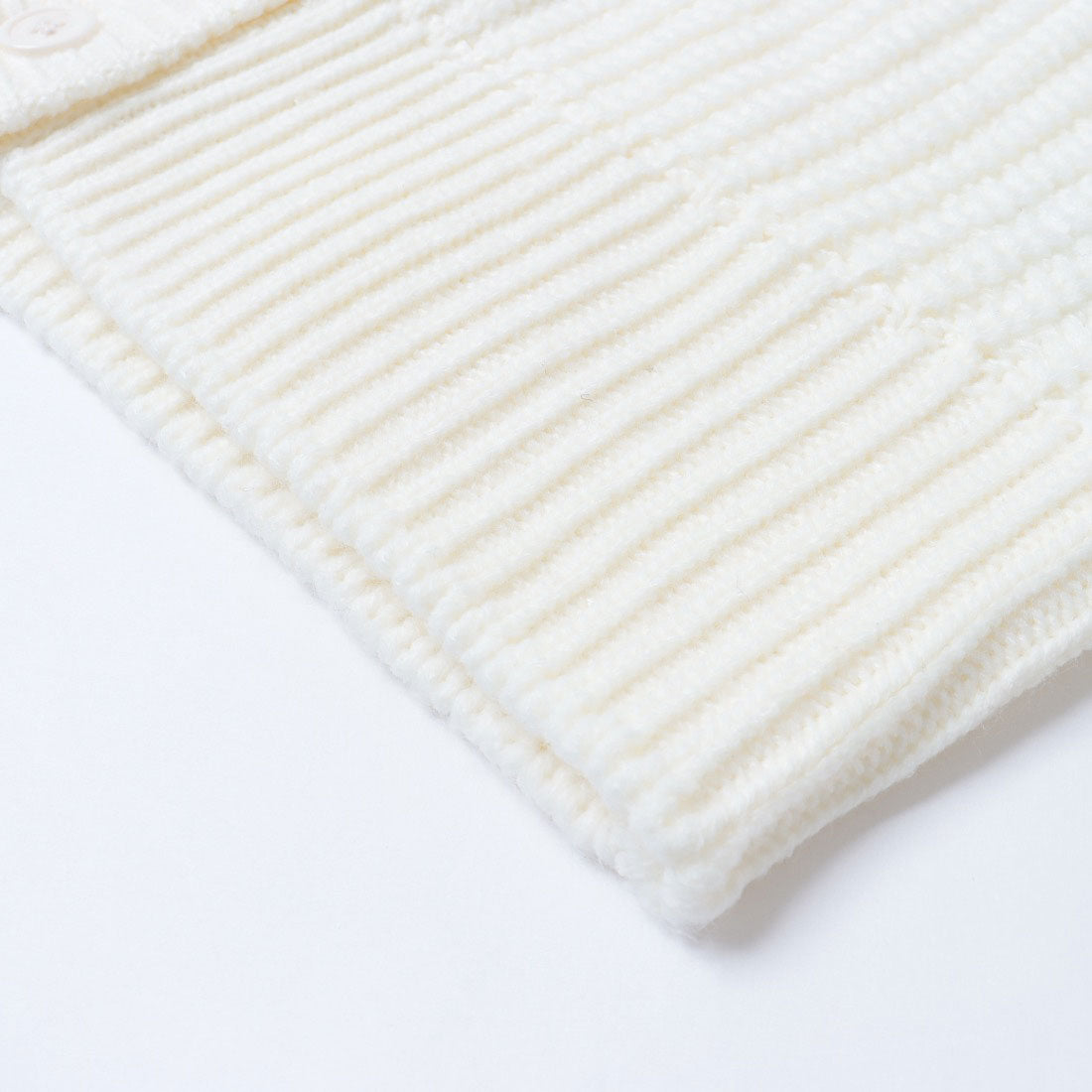 シルビアン ヒーチ SILVIAN HEACH あぜ編みVネックカーディガン （WHITE） WHITE