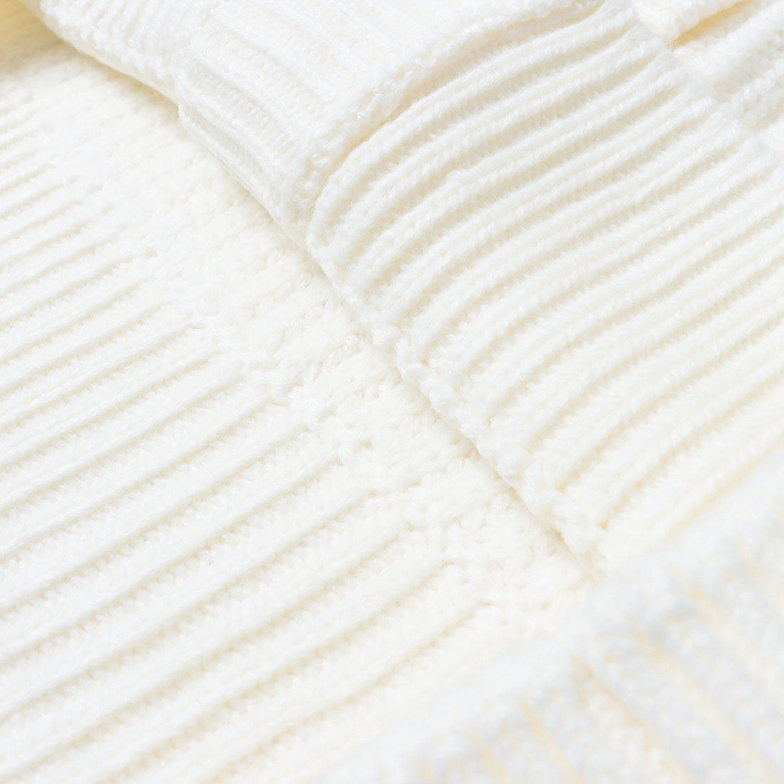 シルビアン ヒーチ SILVIAN HEACH あぜ編みVネックカーディガン （WHITE） WHITE