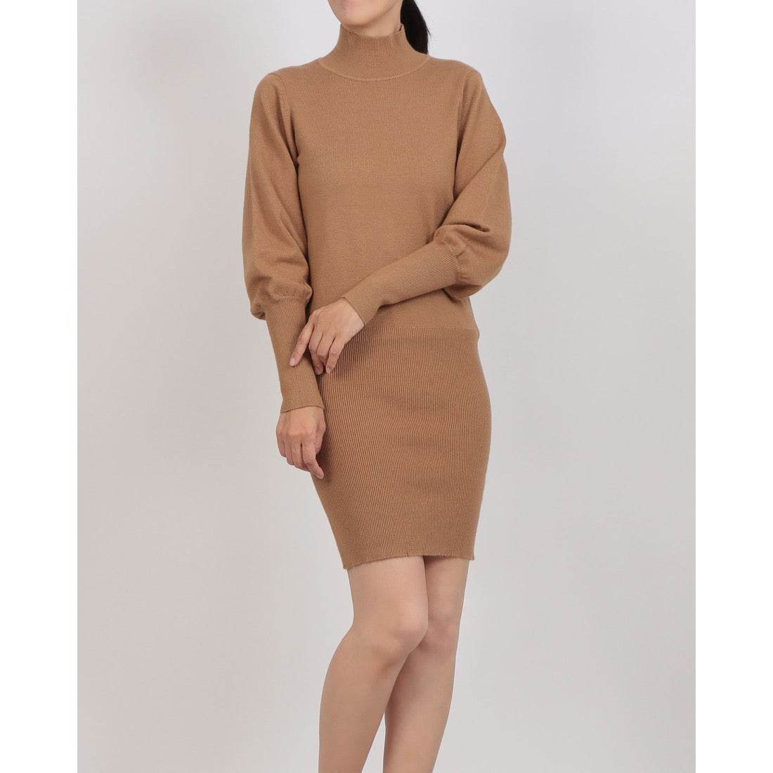 シルビアン ヒーチ SILVIAN HEACH ニットタイトミニОP （BEIGE） BEIGE