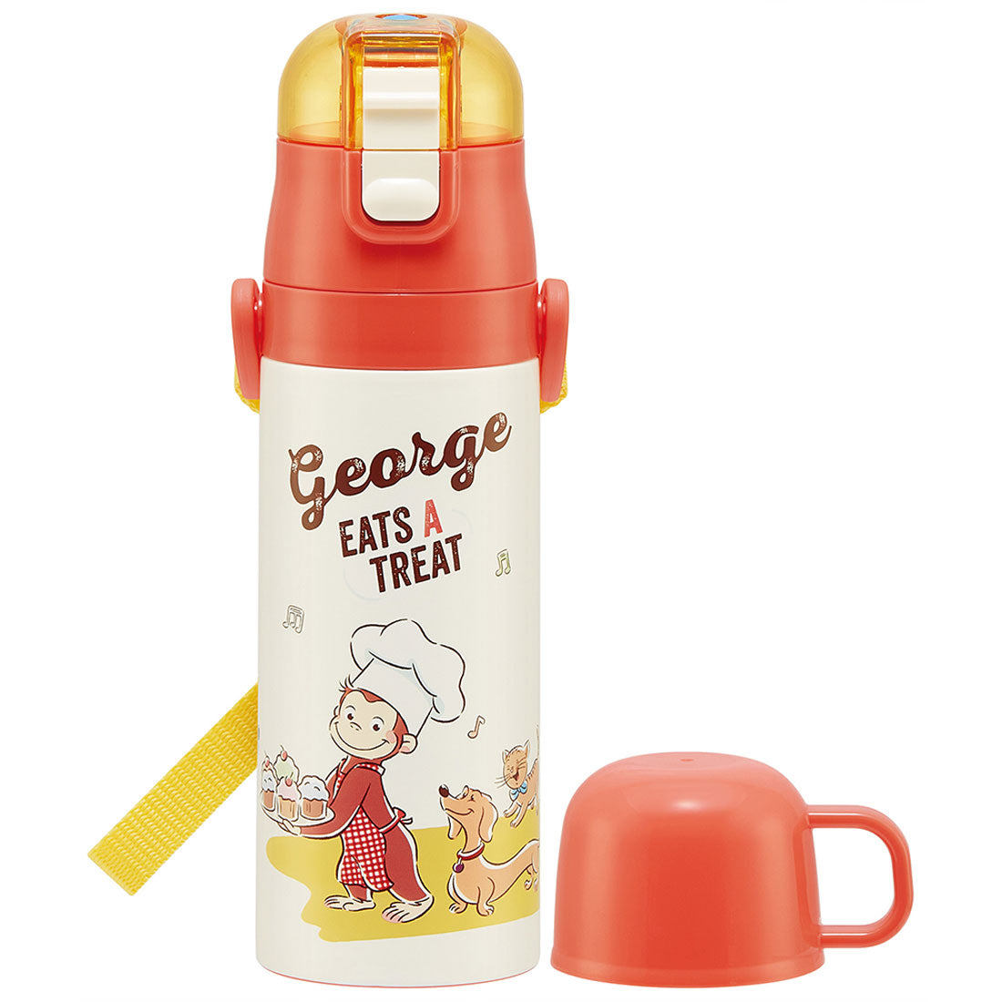 スケーター Skater 超軽量2WAYステンレスボトル 470ml【返品不可商品】,おさるのジョージ23