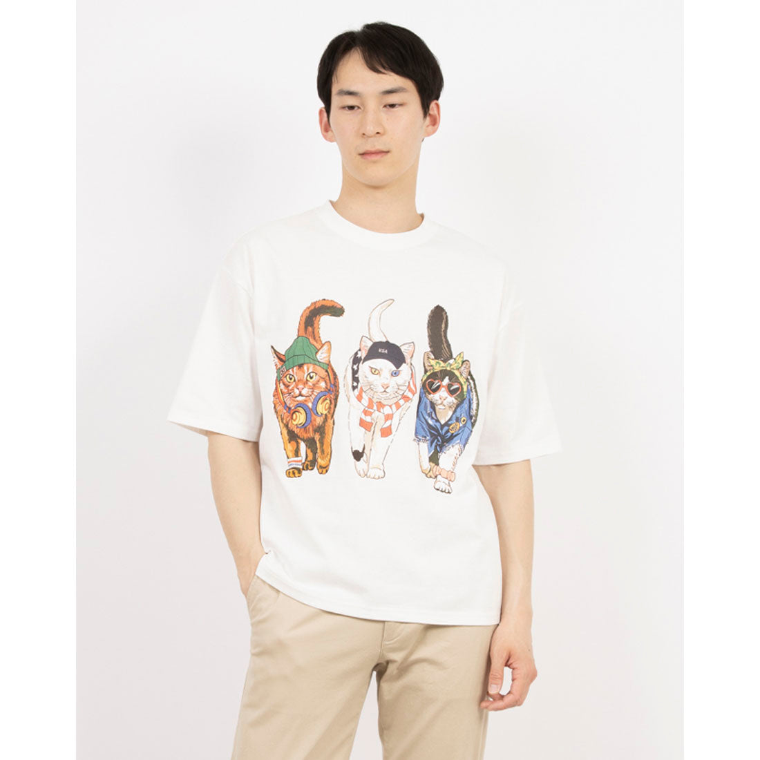 コリスコ CORISCO CORISCO アニマルプリント Tシャツ （ホワイトA） ホワイトA