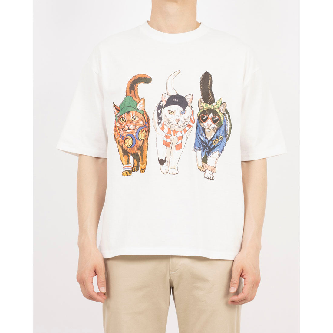 コリスコ CORISCO CORISCO アニマルプリント Tシャツ （ホワイトA） ホワイトA