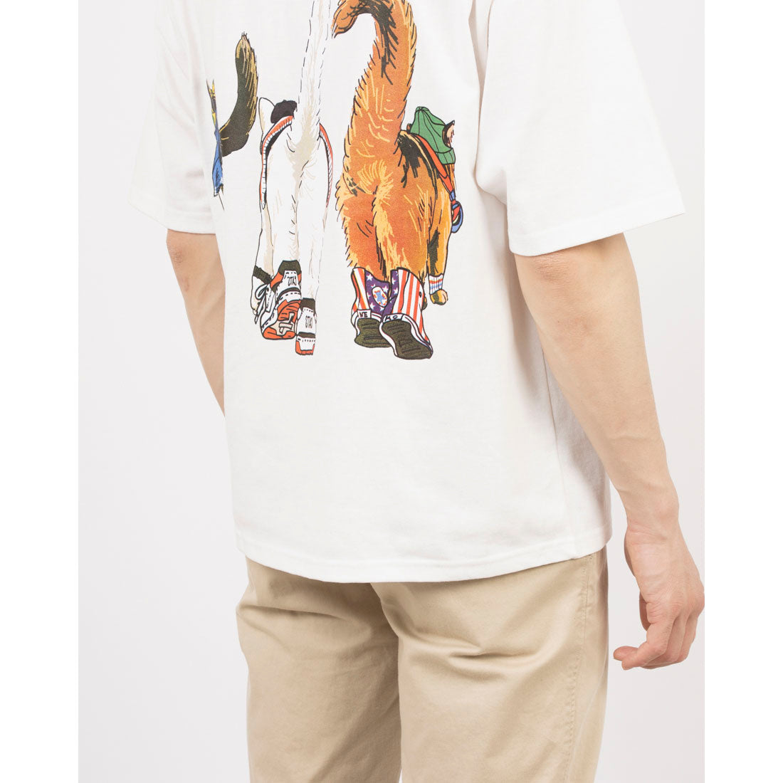 コリスコ CORISCO CORISCO アニマルプリント Tシャツ （ホワイトA） ホワイトA