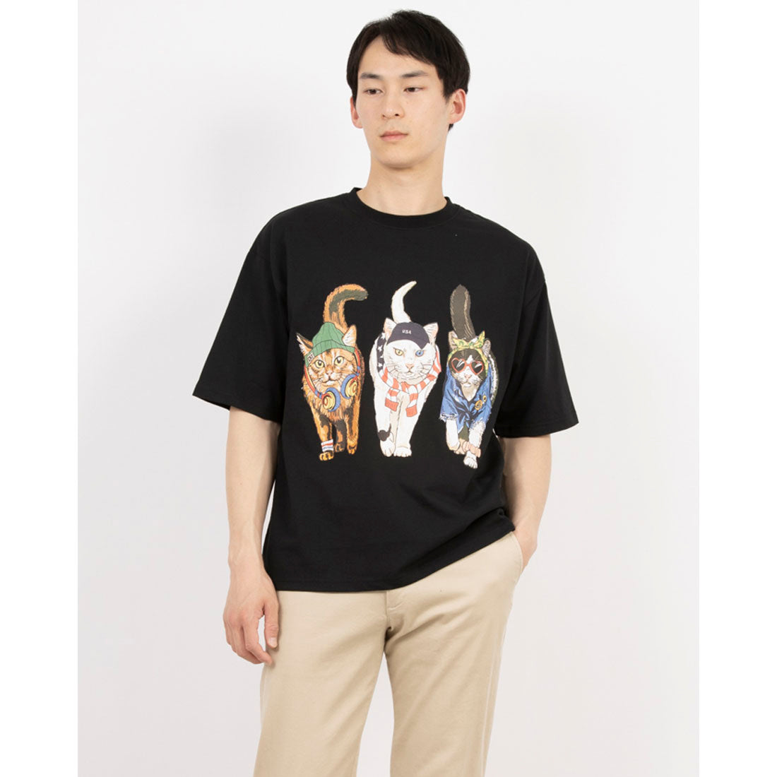 コリスコ CORISCO CORISCO アニマルプリント Tシャツ （ブラックA） ブラックA