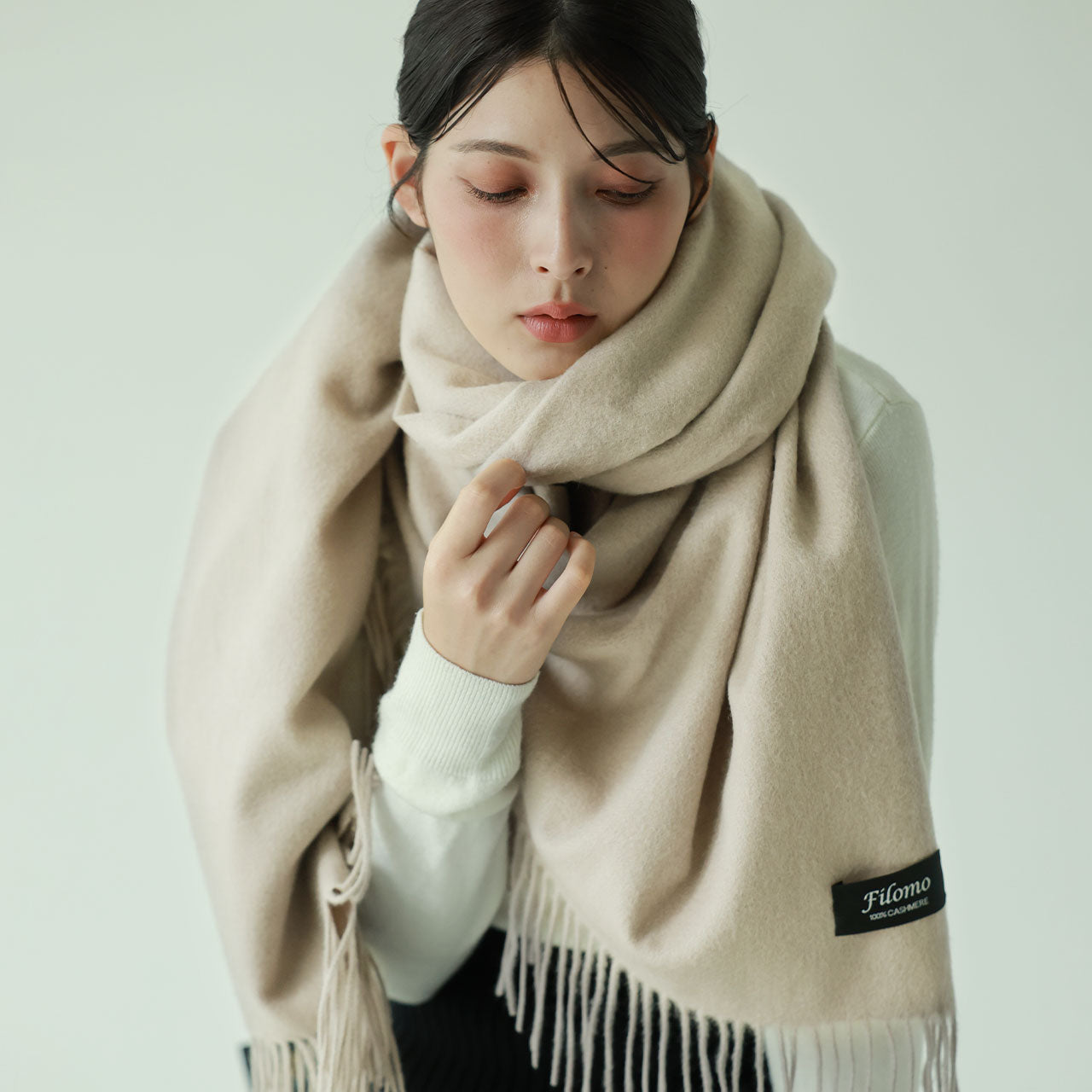 Filomo Cashmere 100% Large Scarf Stole