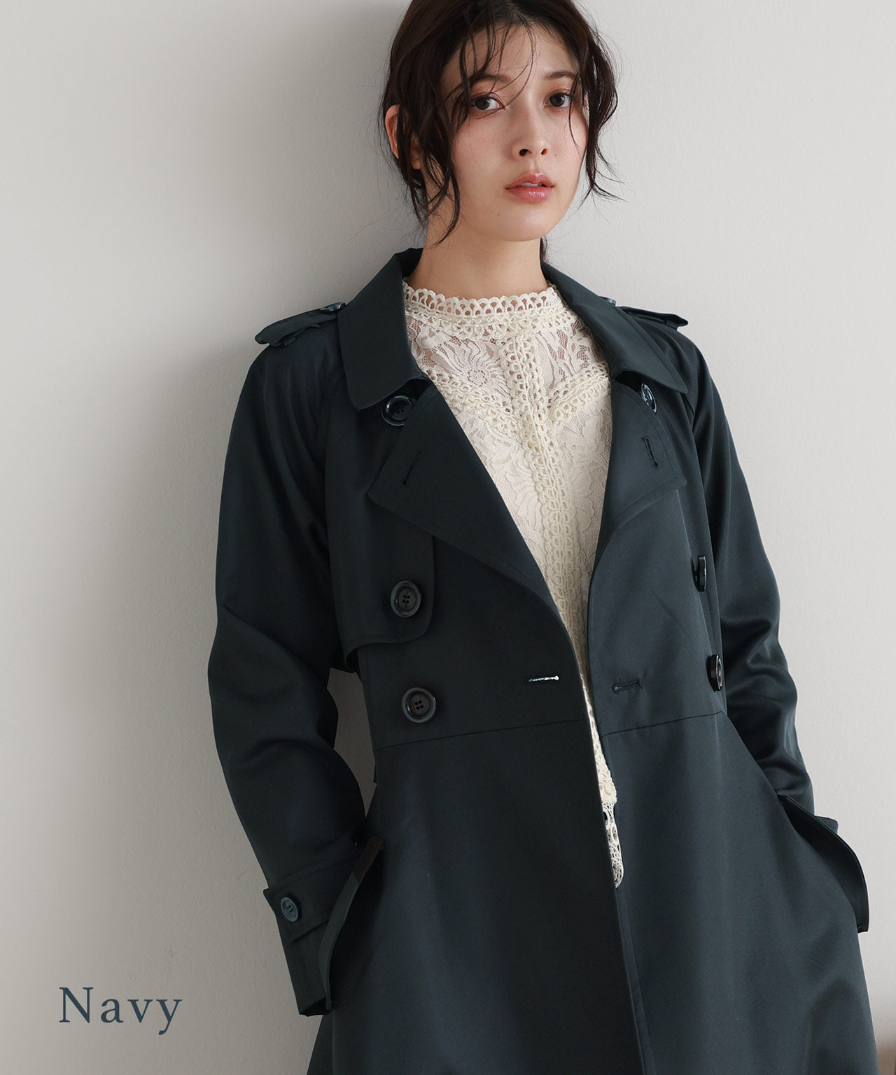 フィローモ Filomo フレアトレンチコート （ベージュ） ベージュ