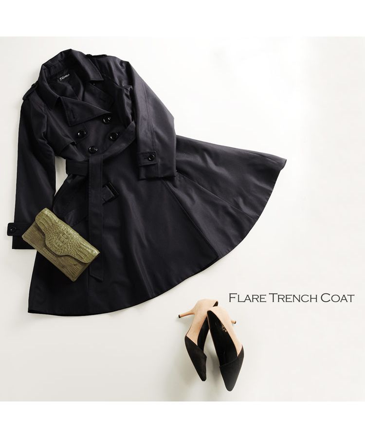 フィローモ Filomo フレアトレンチコート