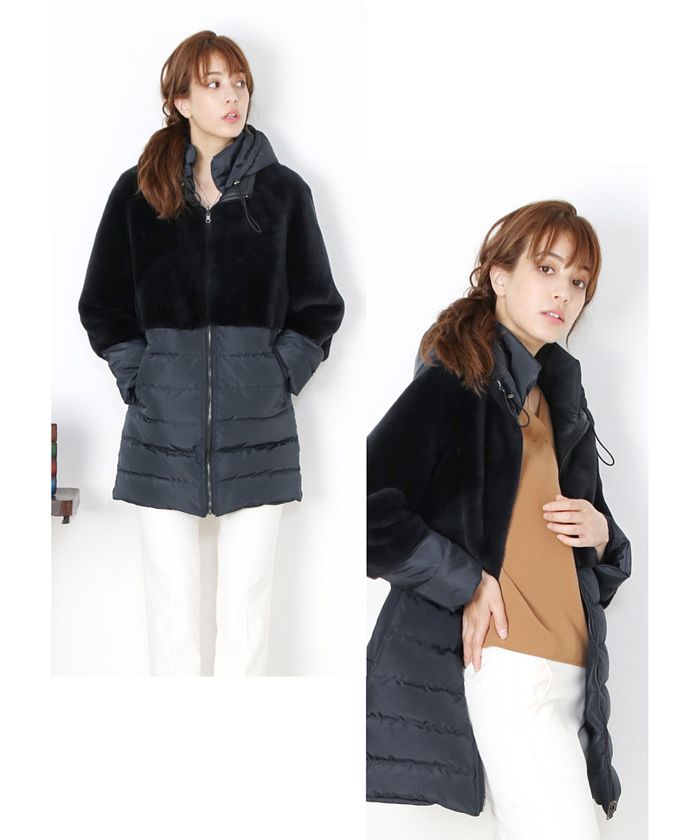 Filomo Mouton & Down Reversible Coat