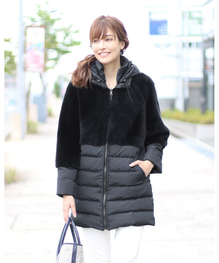 Filomo Mouton & Down Reversible Coat