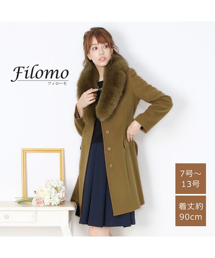 フィローモ Filomo [Filomo]カシミヤブレンドウールコート