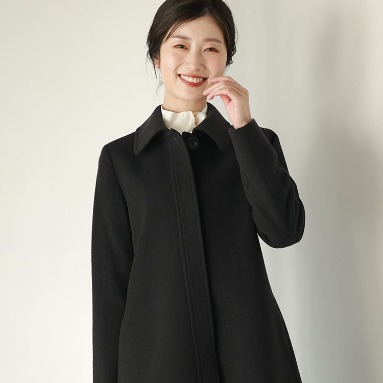 Filomo Cashmere Blend Wool Sten Collar Coat