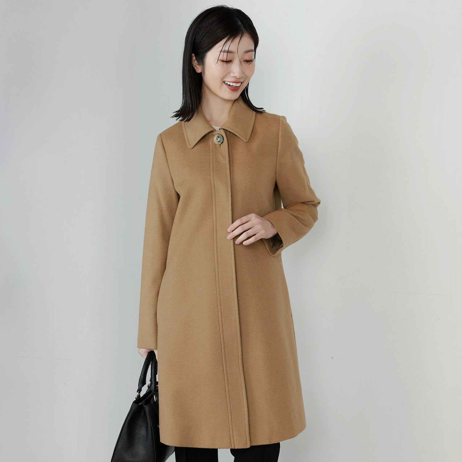 Filomo Cashmere Blend Wool Sten Collar Coat