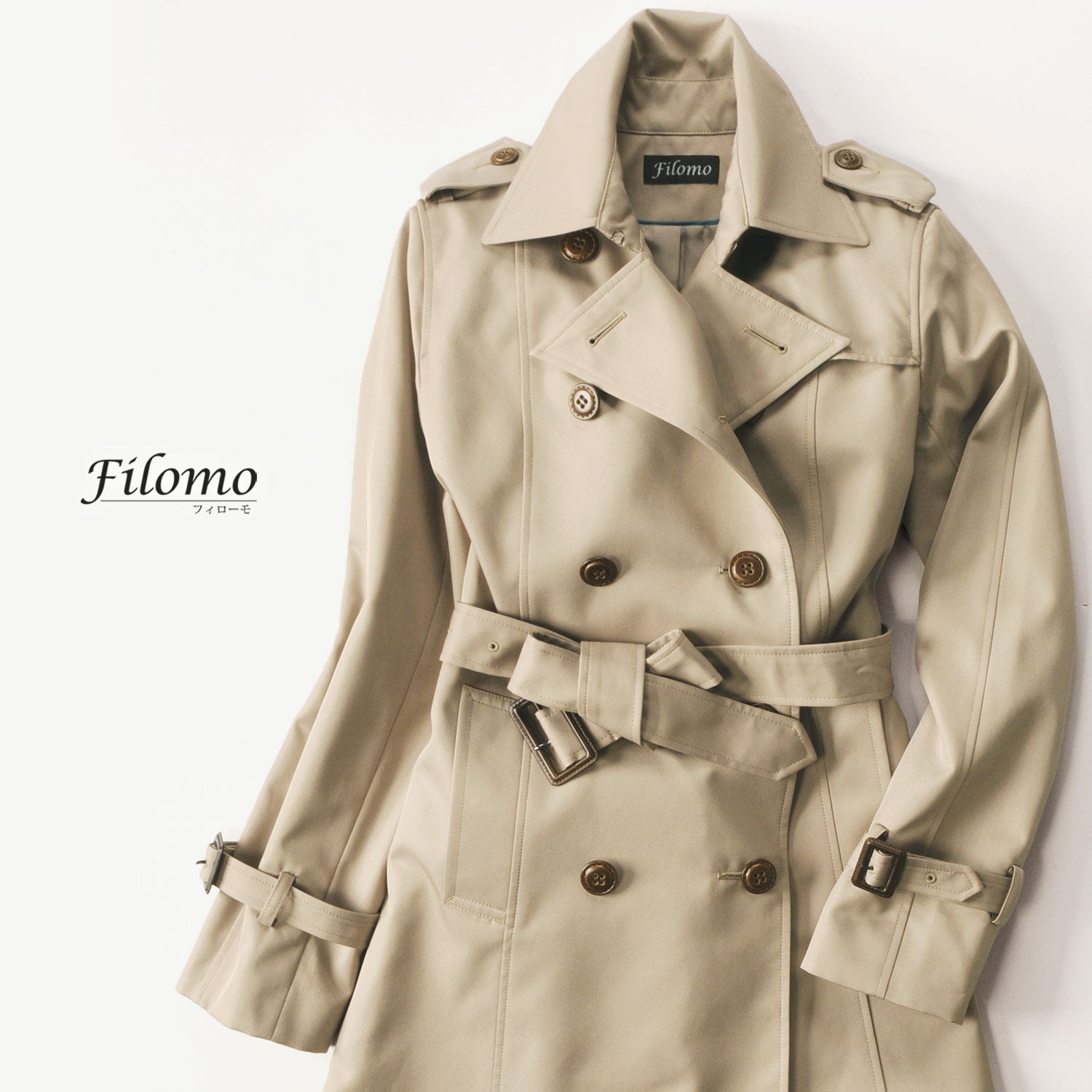 フィローモ Filomo トレンチコート （キャメル） キャメル