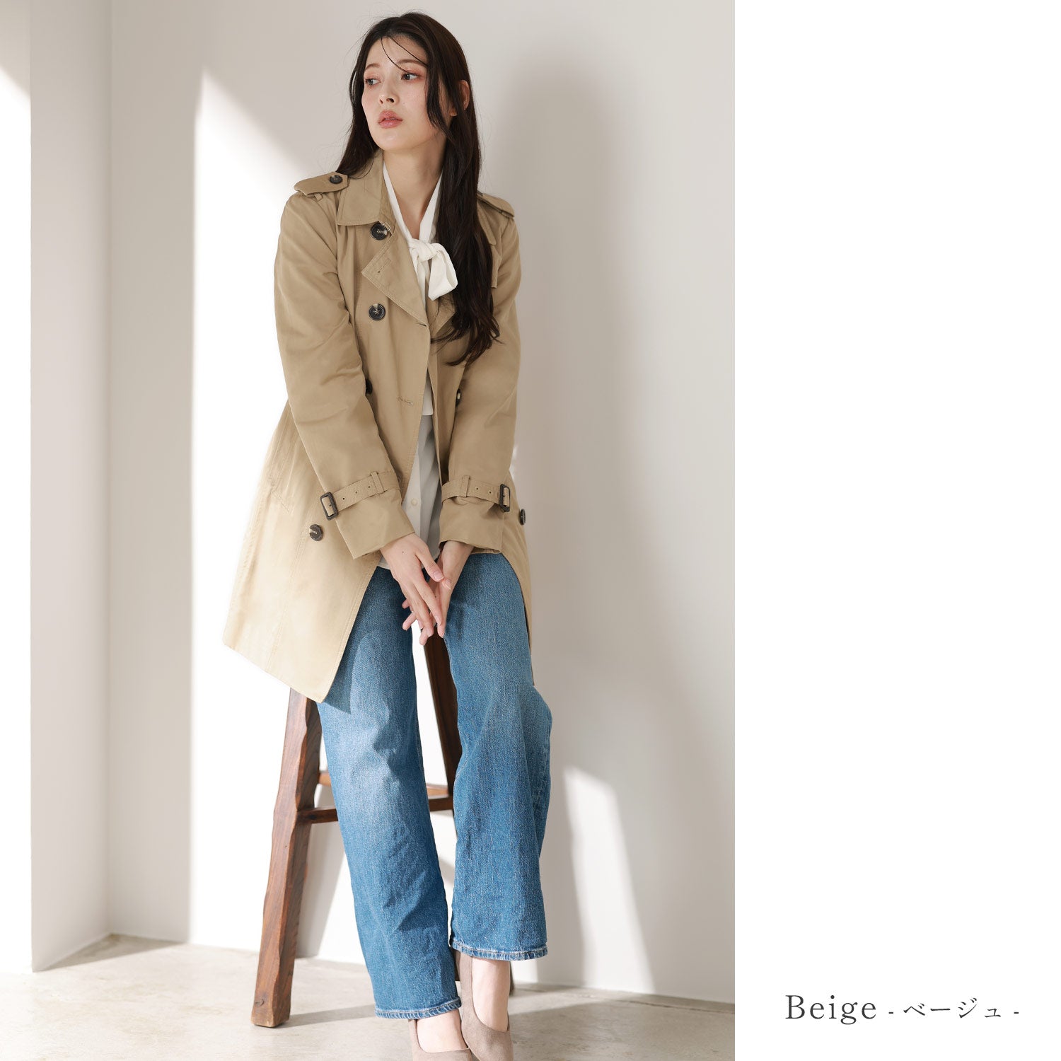 フィローモ Filomo トレンチコート （ベージュ） ベージュ