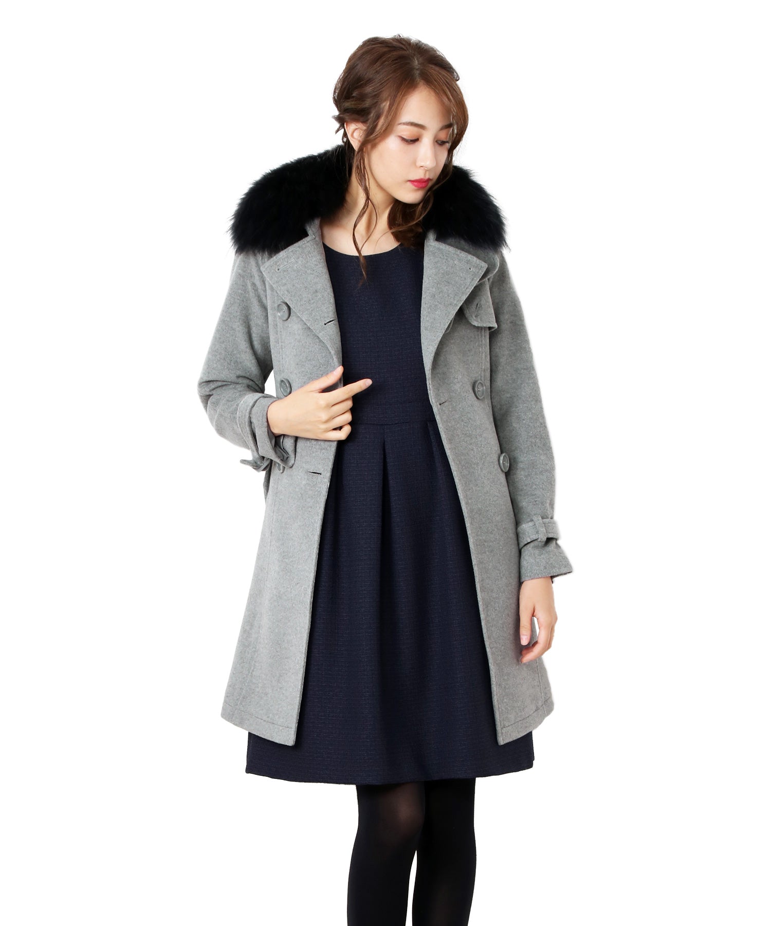 Filomo [Filomo] Trench Coat Women's Winter Thick