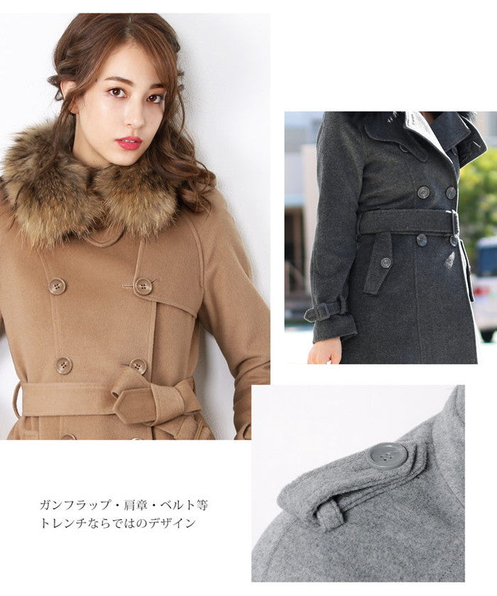 Filomo [Filomo] Trench Coat Women's Winter Thick