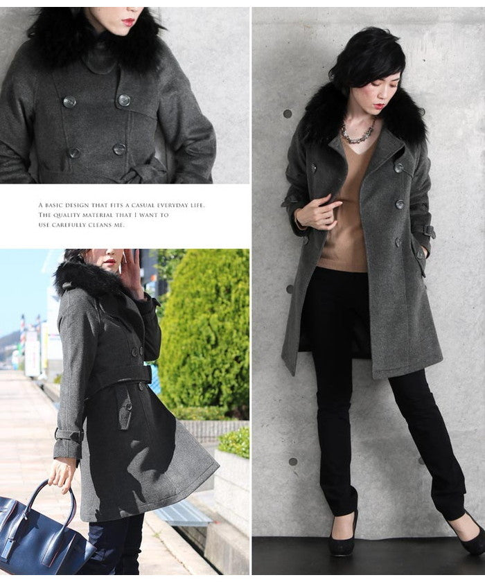 Filomo [Filomo] Trench Coat Women's Winter Thick