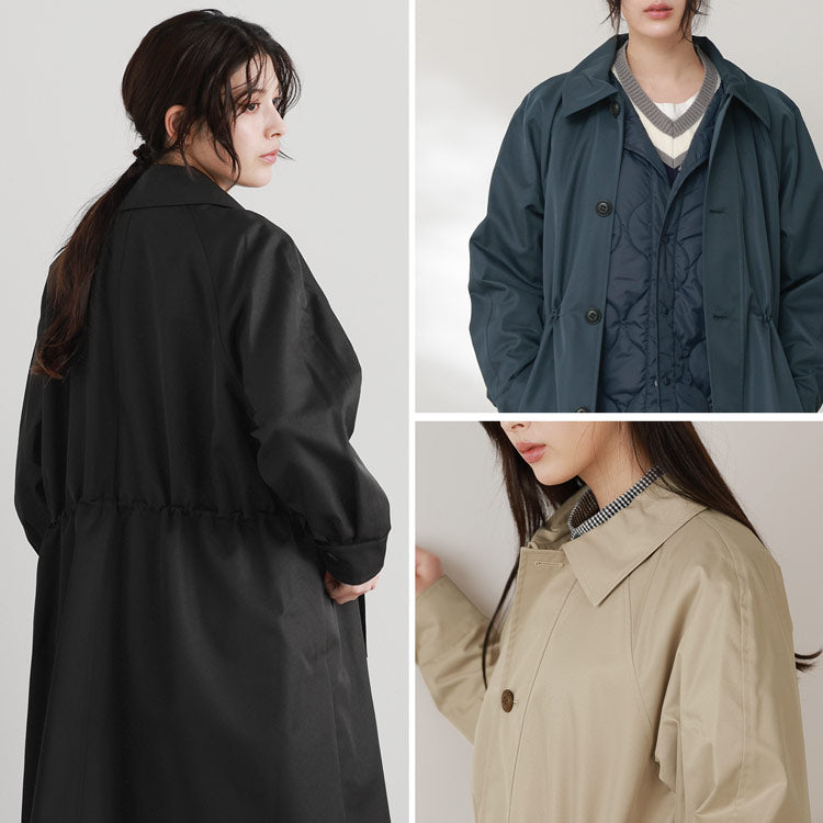 Filomo [Filomo] 3WAY Long Sten Color Coat with Quilted Liner