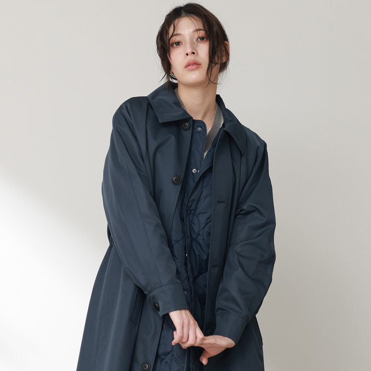 Filomo [Filomo] 3WAY Long Sten Color Coat with Quilted Liner