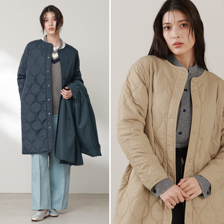 Filomo [Filomo] 3WAY Long Sten Color Coat with Quilted Liner