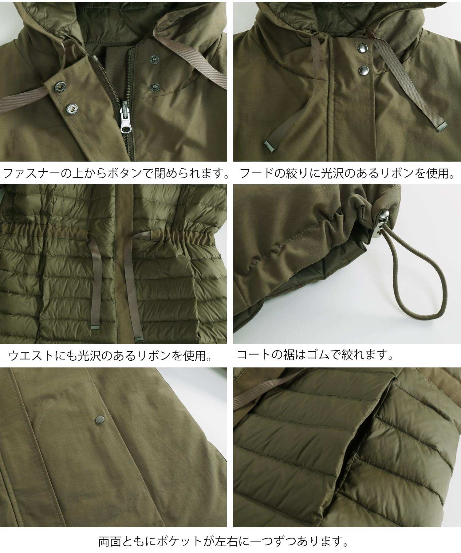 フィローモ Filomo [Filomo]リバーシブルダウンコートフード付きダウン80％