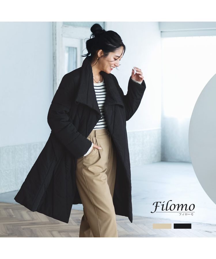 フィローモ Filomo [Filomo]オーバーサイズコートナイロン中綿