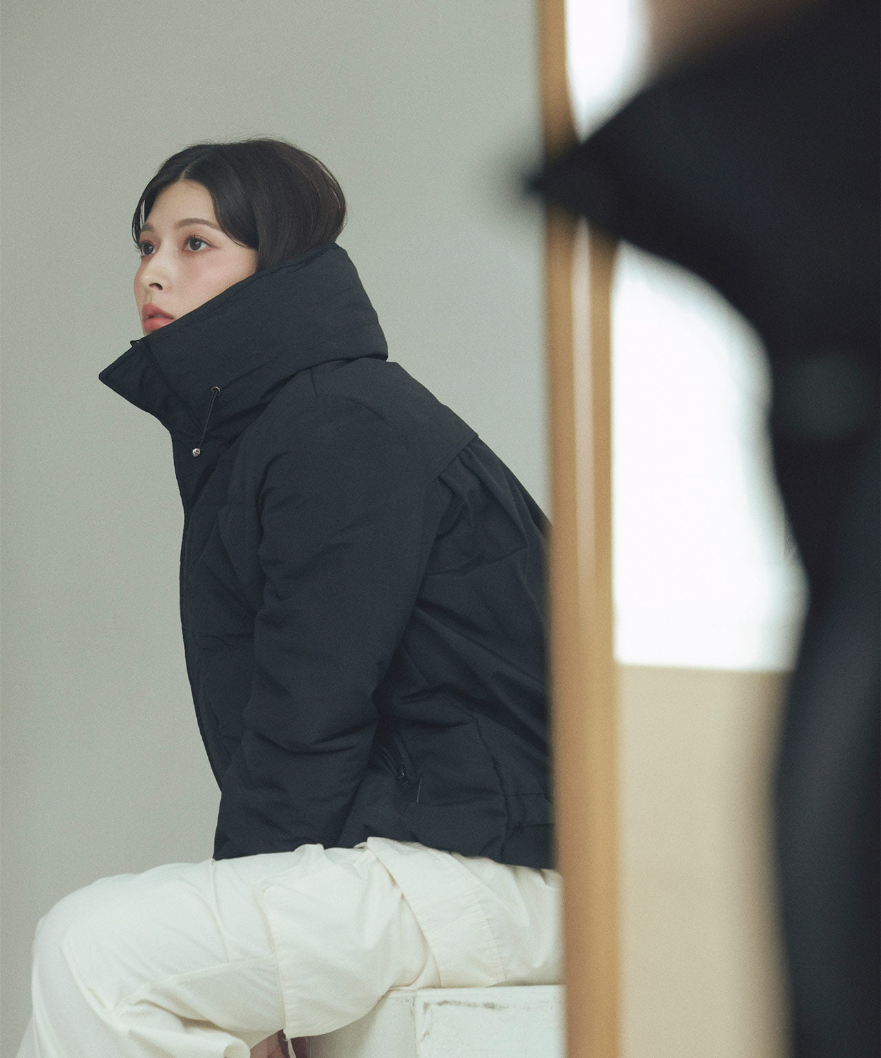 フィローモ Filomo [Filomo]ダウン80%バックフレアデザインダウンジャケット （カーキ） カーキ