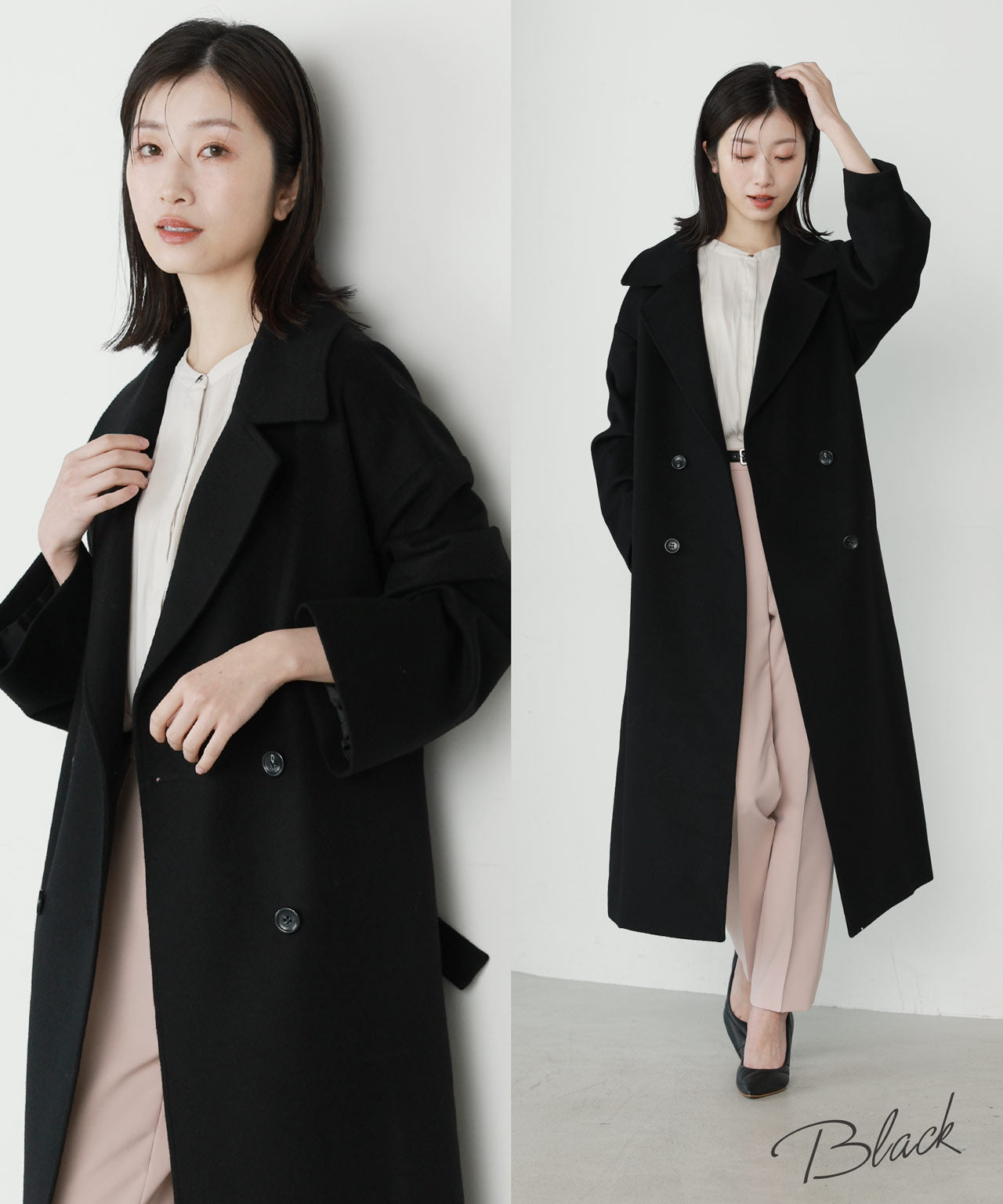 フィローモ Filomo [Filomo]カシミヤブレンドウールダブルチェスターコート （ブラウン） ブラウン