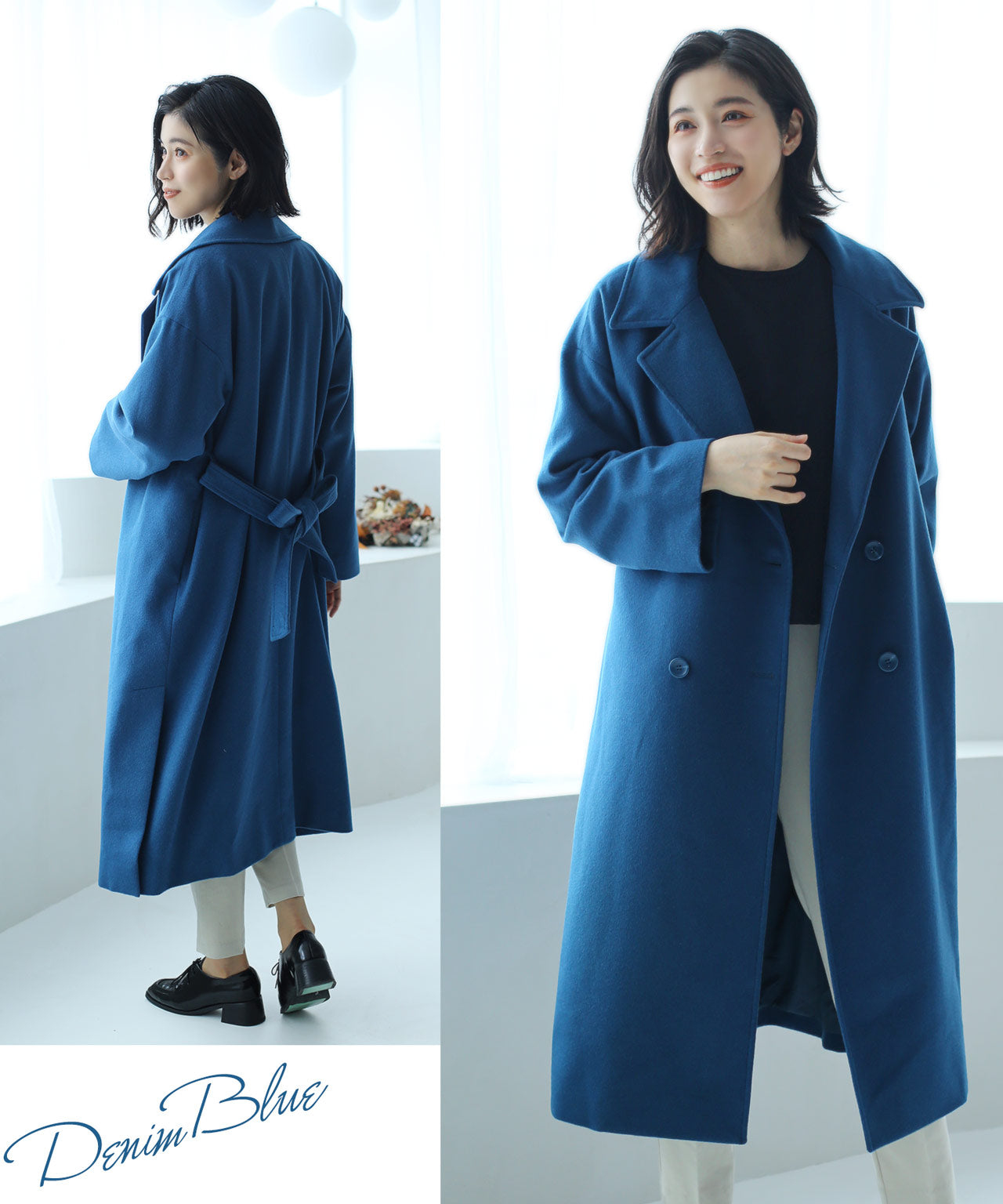 フィローモ Filomo [Filomo]カシミヤブレンドウールダブルチェスターコート （ブラウン） ブラウン