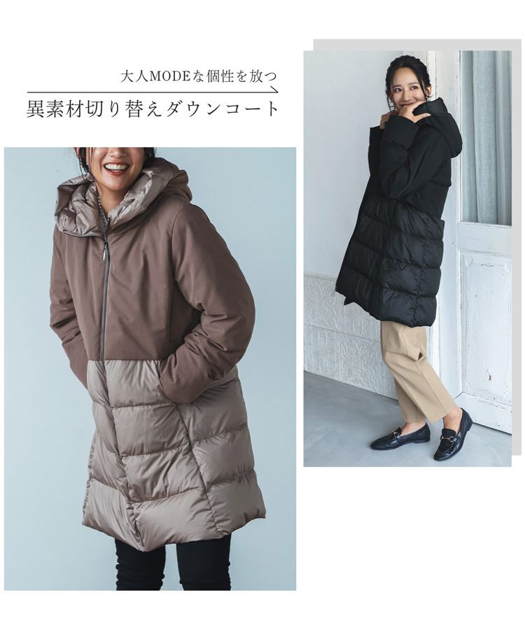 フィローモ Filomo [Filomo]ダウンコートアウタージャケット フード付き