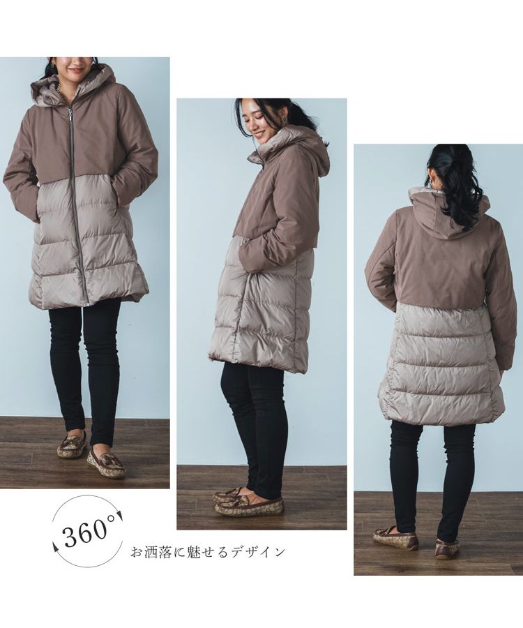 フィローモ Filomo [Filomo]ダウンコートアウタージャケット フード付き