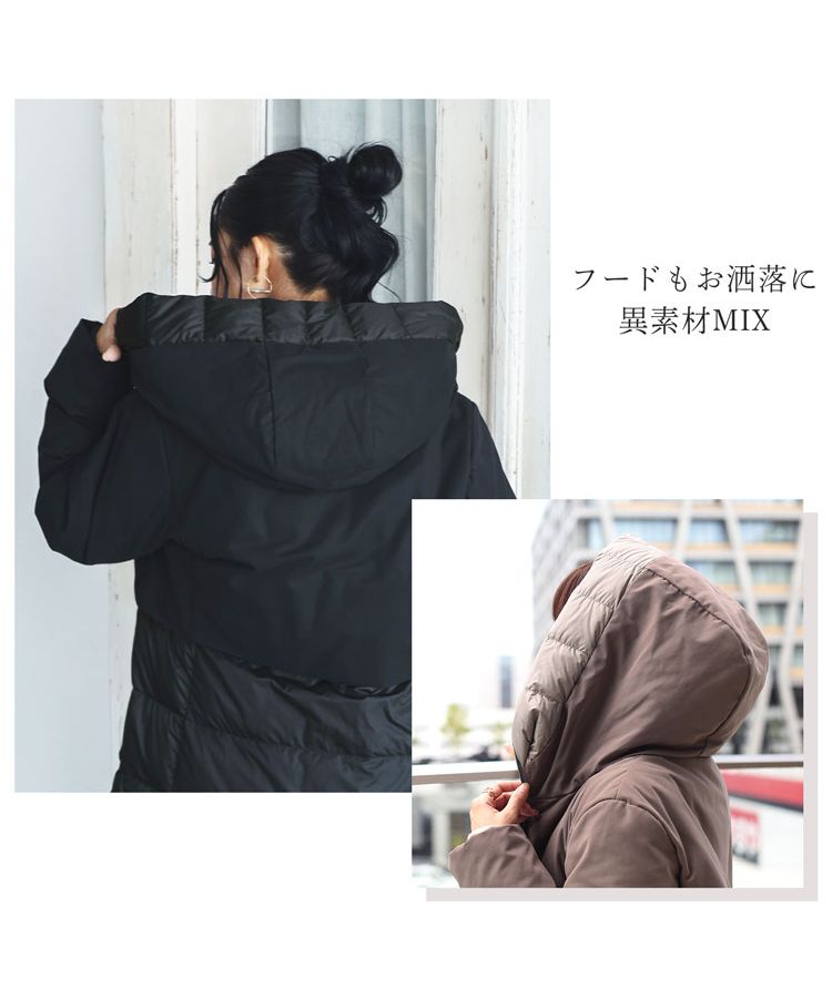 フィローモ Filomo [Filomo]ダウンコートアウタージャケット フード付き