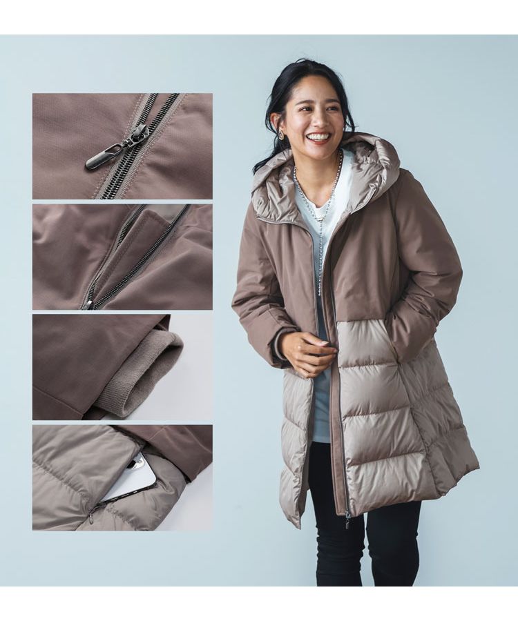 フィローモ Filomo [Filomo]ダウンコートアウタージャケット フード付き